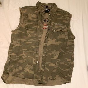 Harley Davidson Vintage Oversized Vest